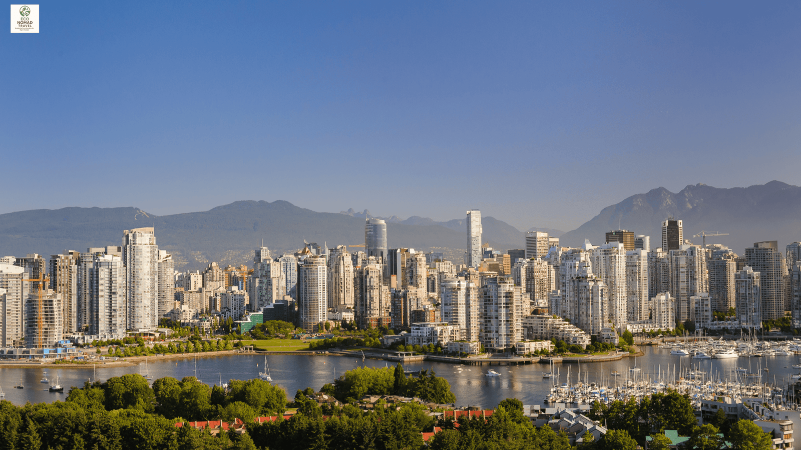 Vancouver Canada green digital nomad eco city 2025 mountains and ocean sustainability