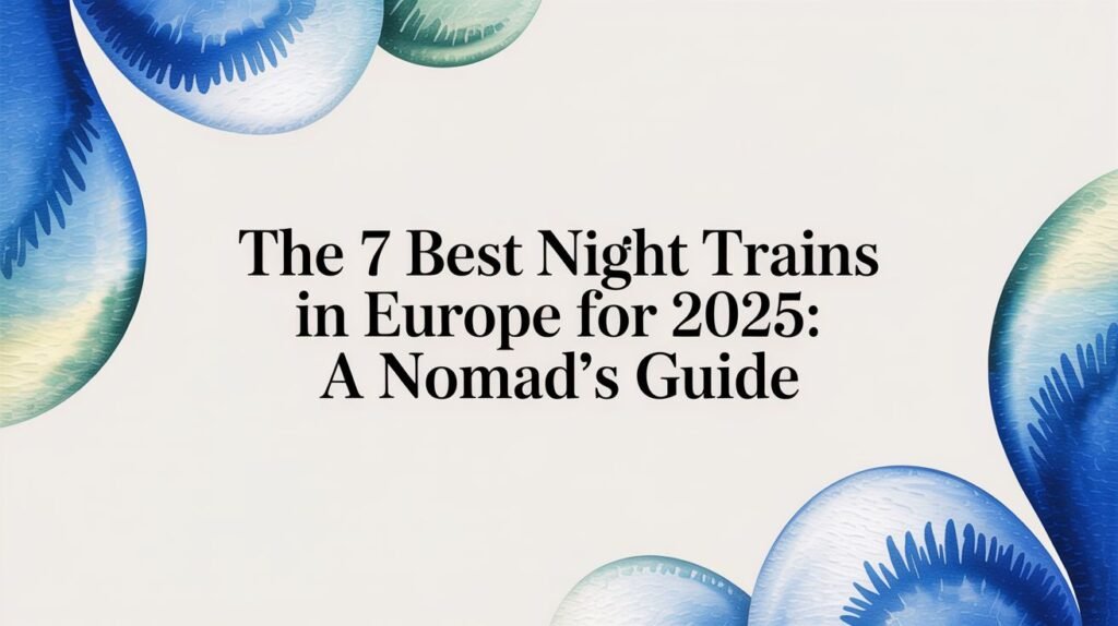 Best night trains in Europe — 2025 guide banner