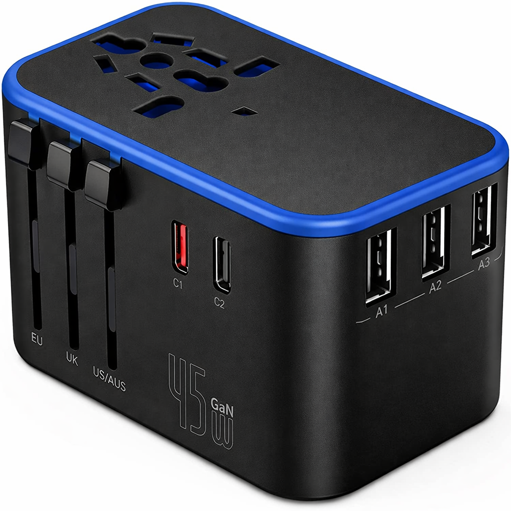 Universal Travel Adapter 45W Ceptics for universal travel adapter