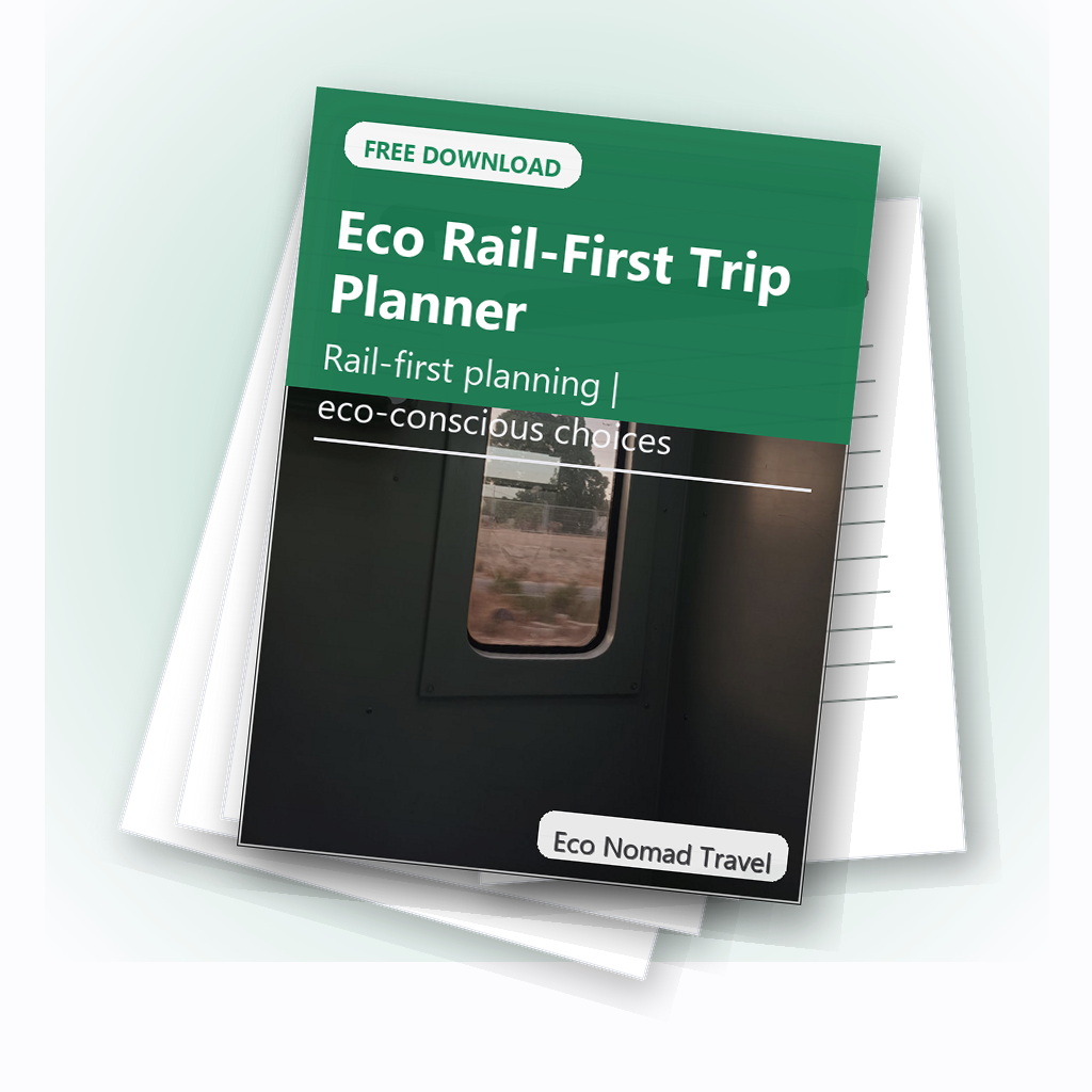 Free rail-first travel checklist preview